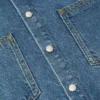 Koszulka dziecięca z denimu z logo Vintage z lat 90.