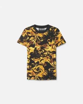 Koszulka slim fit Porcelain Barocco