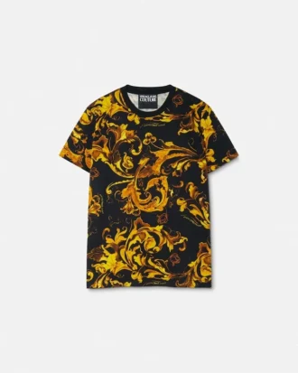 Koszulka slim fit Porcelain Barocco