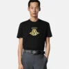 Koszulka slim fit z nadrukiem z bawełnianego dżerseju
