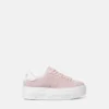 La Greca Suede Platform Sneakers
