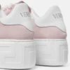 La Greca Suede Platform Sneakers