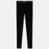 Legginsy z aksamitu z logo w stylu vintage z lat 90.