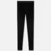 Legginsy z aksamitu z logo w stylu vintage z lat 90.