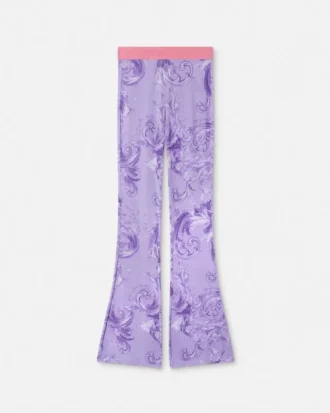 Legginsy z nadrukiem z wiskozy