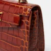 Medusa 95 Croc-Effect Top-Handle