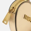 Metaliczna portmonetka Versace Tag