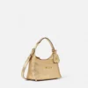 Metaliczna torba Versace Tag Hobo