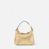 Metaliczna torba Versace Tag Hobo