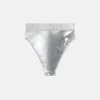 Metaliczne figi bikini