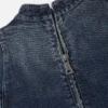 Mini sukienka jeansowa z logo instytucji