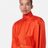 Mini sukienka z żakardowym wzorem V Allover Silk Lavallière