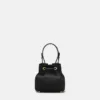 Mini torebka typu bucket z satyny La Medusa
