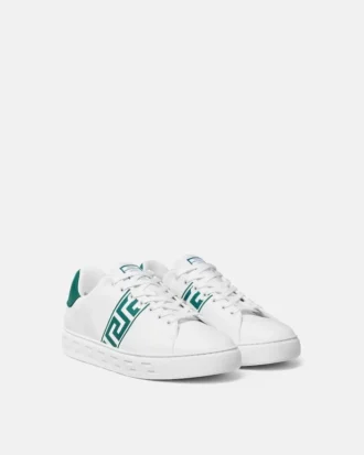 Nylonowe sneakersy Greca z haftem