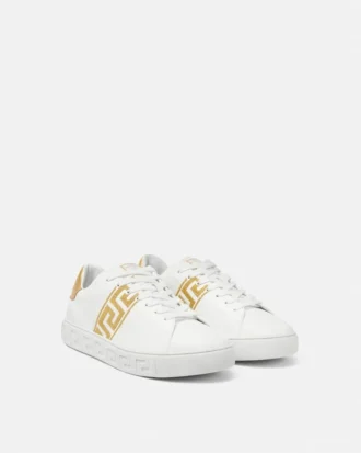 Nylonowe sneakersy Greca z haftem