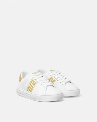 Nylonowe sneakersy Greca z haftem