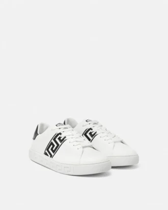 Nylonowe sneakersy Greca z haftem