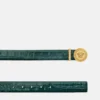 Pasek Medusa Biggie z efektem krokodyla 3 cm Pasek Medusa Biggie z efektem krokodyla 3 cm
