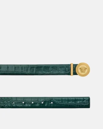 Pasek Medusa Biggie z efektem krokodyla 3 cm
