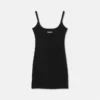 Ribbed Fitted Mini Dress
