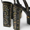 Sandały z ćwiekami Gianni Ribbon 140 mm