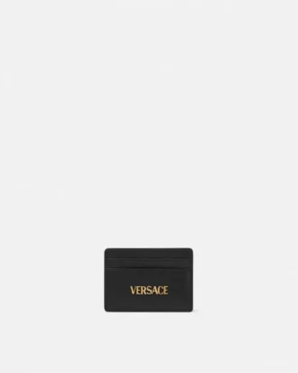 Skórzane etui na karty Versace