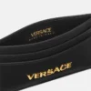 Skórzane etui na karty Versace