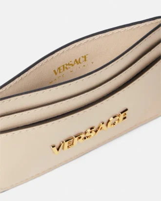 Skórzane etui na karty Versace