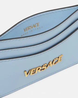 Skórzane etui na karty Versace