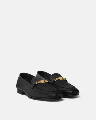 Skórzane pantofle Medusa