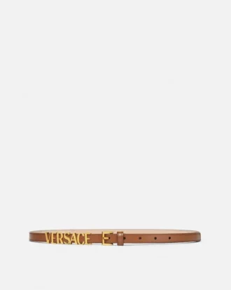 Skórzany pasek z logo Versace 1,5 cm