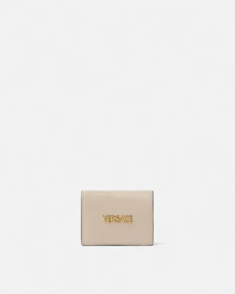 Skórzany portfel Versace Tag