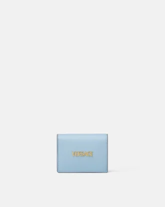 Skórzany portfel Versace Tag