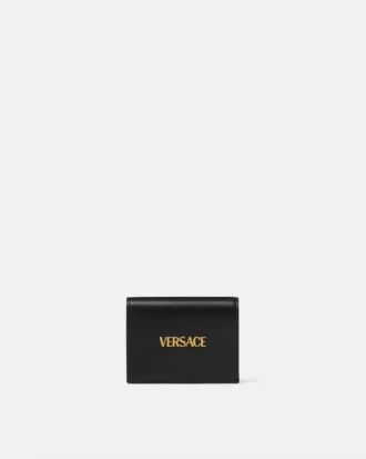 Skórzany portfel Versace Tag