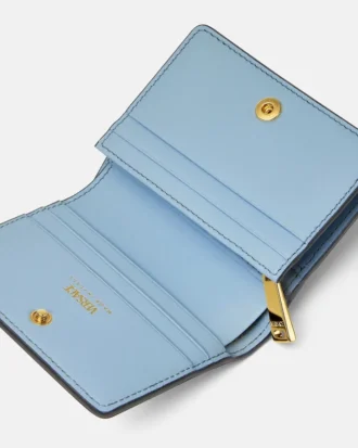 Skórzany portfel Versace Tag