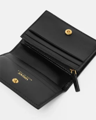 Skórzany portfel Versace Tag
