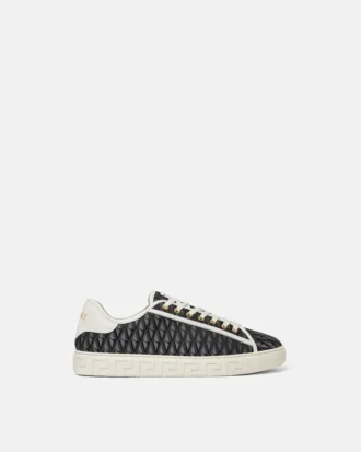 Sneakersy z płótna żakardowego Greca