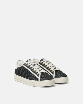 Sneakersy z płótna żakardowego Greca