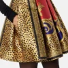 Spódniczka baletowa z tkaniny Barocco Silk w stylu barokowym z motywem geparda