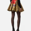 Spódniczka baletowa z tkaniny Barocco Silk w stylu barokowym z motywem geparda