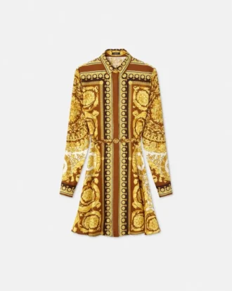 Sukienka mini z jedwabiu Barocco Silk