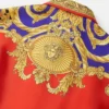 Sukienka mini z jedwabiu Barocco Silk w panterkę