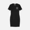 Sukienka T-shirtowa z emblematem w kształcie litery V