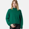 Sweter z dzianiny wełnianej i kaszmirowej