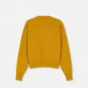 Sweter z dzianiny z domieszką kaszmiru z motywem Medusa