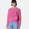 Sweter z dzianiny z domieszką kaszmiru z motywem Medusa
