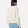 Sweter z dzianiny z logo