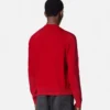 Sweter z haftowanym motywem architektonicznego baroku
