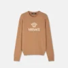 Sweter z kaszmiru z intarsją