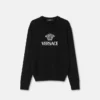 Sweter z kaszmiru z intarsją